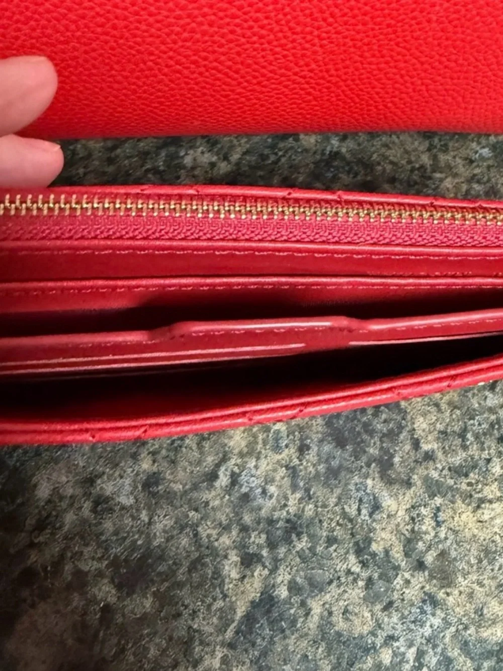 Badgley Mischka bag and wallet. Elegant Red Handbag bag NWT. Wallet NWOT - Picture 10 of 12